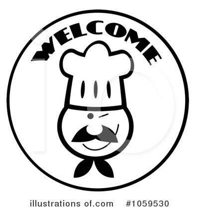 Royalty-Free (RF) Chef Clipart Illustration by Hit Toon - Stock Sample #1059530