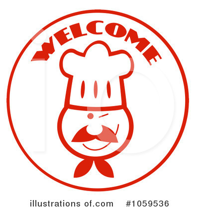 Royalty-Free (RF) Chef Clipart Illustration by Hit Toon - Stock Sample #1059536