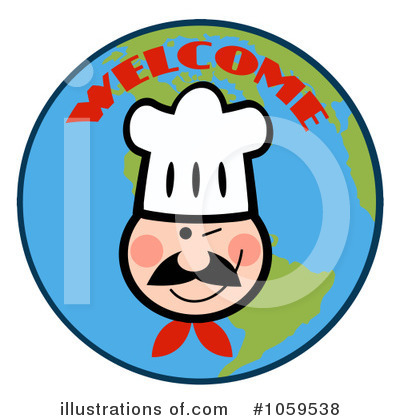Royalty-Free (RF) Chef Clipart Illustration by Hit Toon - Stock Sample #1059538