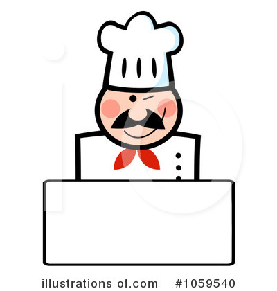 Royalty-Free (RF) Chef Clipart Illustration by Hit Toon - Stock Sample #1059540