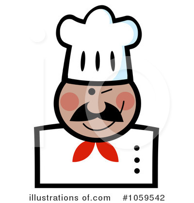 Royalty-Free (RF) Chef Clipart Illustration by Hit Toon - Stock Sample #1059542