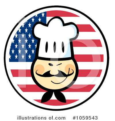 Royalty-Free (RF) Chef Clipart Illustration by Hit Toon - Stock Sample #1059543