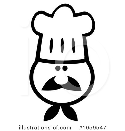 Royalty-Free (RF) Chef Clipart Illustration by Hit Toon - Stock Sample #1059547