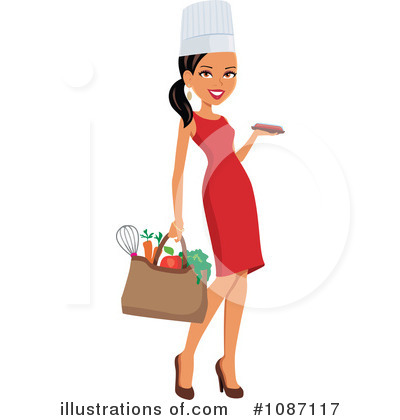 Royalty-Free (RF) Chef Clipart Illustration by Monica - Stock Sample #1087117