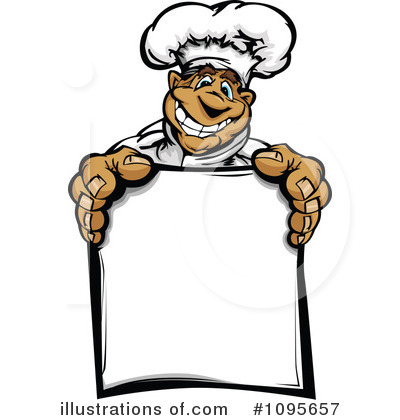 Royalty-Free (RF) Chef Clipart Illustration by Chromaco - Stock Sample #1095657