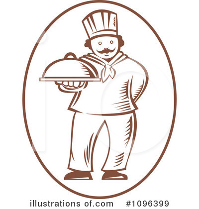 Royalty-Free (RF) Chef Clipart Illustration by patrimonio - Stock Sample #1096399
