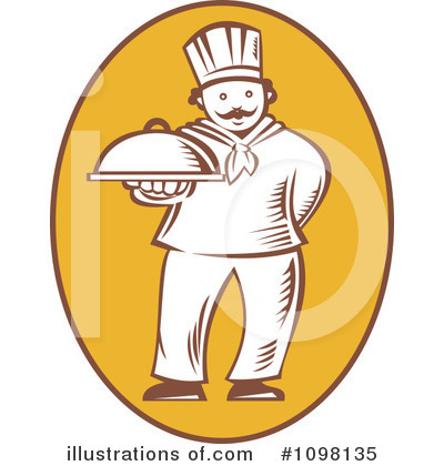Royalty-Free (RF) Chef Clipart Illustration by patrimonio - Stock Sample #1098135