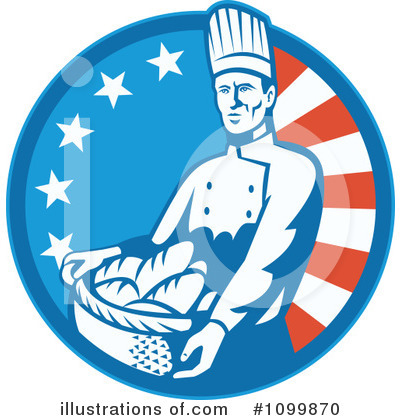 Royalty-Free (RF) Chef Clipart Illustration by patrimonio - Stock Sample #1099870