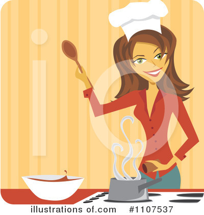 Royalty-Free (RF) Chef Clipart Illustration by Amanda Kate - Stock Sample #1107537