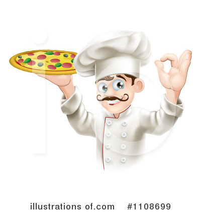 Royalty-Free (RF) Chef Clipart Illustration by AtStockIllustration - Stock Sample #1108699