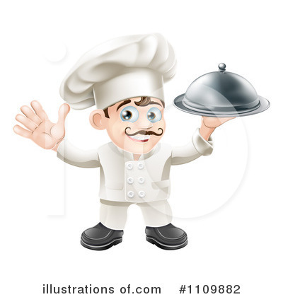 Royalty-Free (RF) Chef Clipart Illustration by AtStockIllustration - Stock Sample #1109882