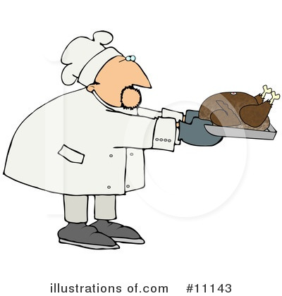 Royalty-Free (RF) Chef Clipart Illustration by djart - Stock Sample #11143