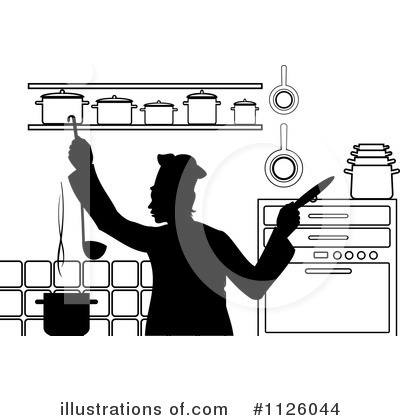 Royalty-Free (RF) Chef Clipart Illustration by Vector Tradition SM - Stock Sample #1126044