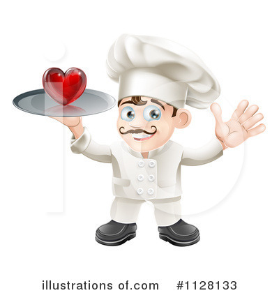 Royalty-Free (RF) Chef Clipart Illustration by AtStockIllustration - Stock Sample #1128133