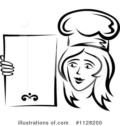 Royalty-Free (RF) Chef Clipart Illustration by Vector Tradition SM - Stock Sample #1128200
