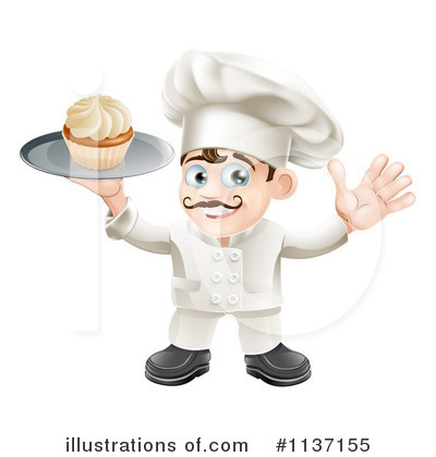 Royalty-Free (RF) Chef Clipart Illustration by AtStockIllustration - Stock Sample #1137155