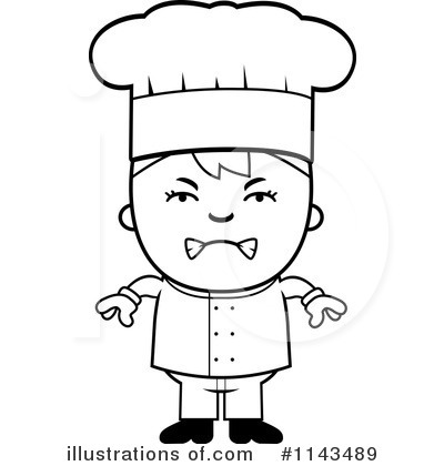 Royalty-Free (RF) Chef Clipart Illustration by Cory Thoman - Stock Sample #1143489