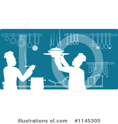 Royalty-Free (RF) Chef Clipart Illustration by Vector Tradition SM - Stock Sample #1145305