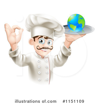 Royalty-Free (RF) Chef Clipart Illustration by AtStockIllustration - Stock Sample #1151109