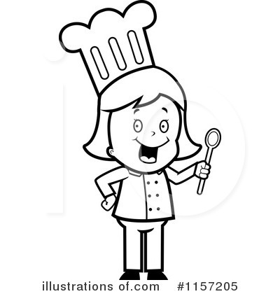 Royalty-Free (RF) Chef Clipart Illustration by Cory Thoman - Stock Sample #1157205