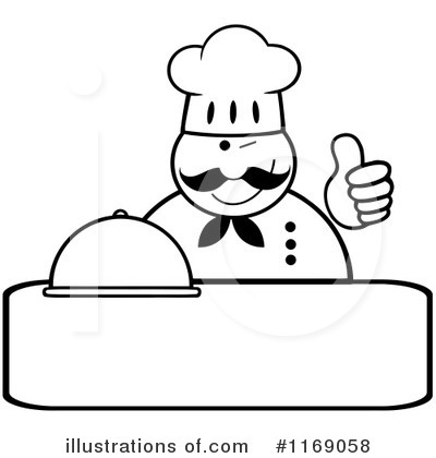 Royalty-Free (RF) Chef Clipart Illustration by Hit Toon - Stock Sample #1169058