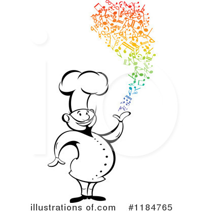Royalty-Free (RF) Chef Clipart Illustration by Vector Tradition SM - Stock Sample #1184765