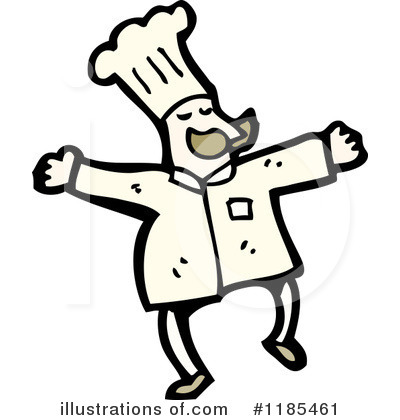 Royalty-Free (RF) Chef Clipart Illustration by lineartestpilot - Stock Sample #1185461