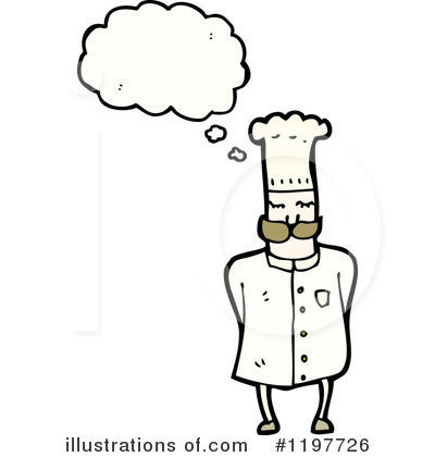 Royalty-Free (RF) Chef Clipart Illustration by lineartestpilot - Stock Sample #1197726