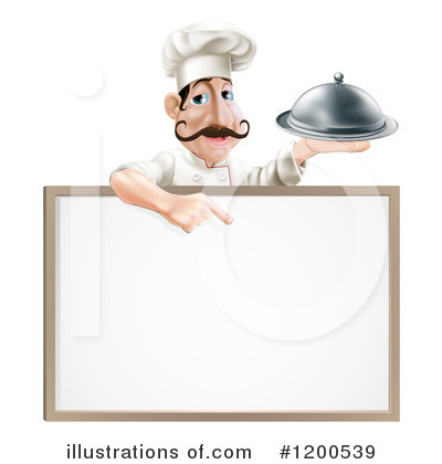 Royalty-Free (RF) Chef Clipart Illustration by AtStockIllustration - Stock Sample #1200539