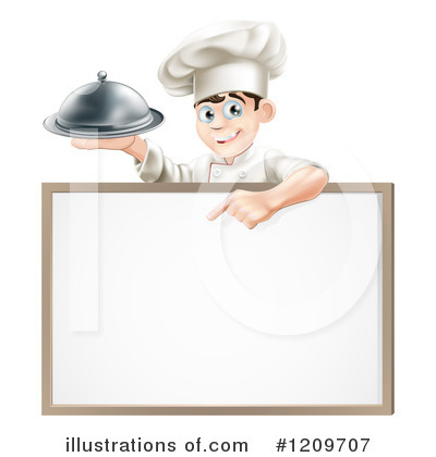 Royalty-Free (RF) Chef Clipart Illustration by AtStockIllustration - Stock Sample #1209707
