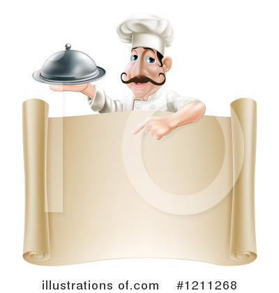 Royalty-Free (RF) Chef Clipart Illustration by AtStockIllustration - Stock Sample #1211268