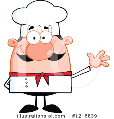 Royalty-Free (RF) Chef Clipart Illustration by Hit Toon - Stock Sample #1216839