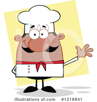 Royalty-Free (RF) Chef Clipart Illustration by Hit Toon - Stock Sample #1216841