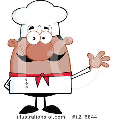 Royalty-Free (RF) Chef Clipart Illustration by Hit Toon - Stock Sample #1216844