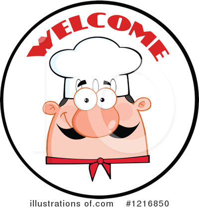 Royalty-Free (RF) Chef Clipart Illustration by Hit Toon - Stock Sample #1216850
