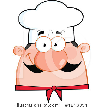 Royalty-Free (RF) Chef Clipart Illustration by Hit Toon - Stock Sample #1216851