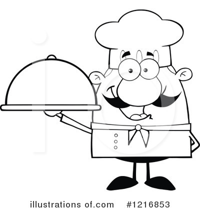 Royalty-Free (RF) Chef Clipart Illustration by Hit Toon - Stock Sample #1216853