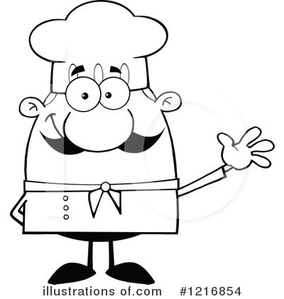 Royalty-Free (RF) Chef Clipart Illustration by Hit Toon - Stock Sample #1216854