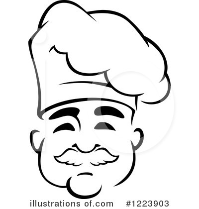 Royalty-Free (RF) Chef Clipart Illustration by Vector Tradition SM - Stock Sample #1223903