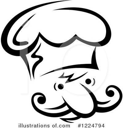 Royalty-Free (RF) Chef Clipart Illustration by Vector Tradition SM - Stock Sample #1224794