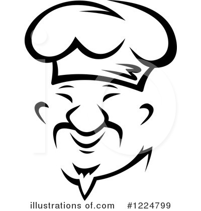 Royalty-Free (RF) Chef Clipart Illustration by Vector Tradition SM - Stock Sample #1224799