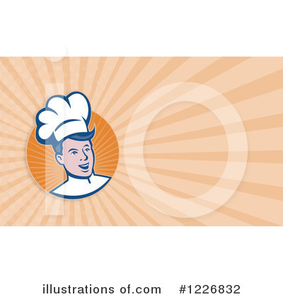 Royalty-Free (RF) Chef Clipart Illustration by patrimonio - Stock Sample #1226832