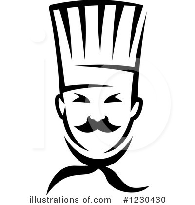 Royalty-Free (RF) Chef Clipart Illustration by Vector Tradition SM - Stock Sample #1230430