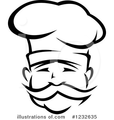 Royalty-Free (RF) Chef Clipart Illustration by Vector Tradition SM - Stock Sample #1232635
