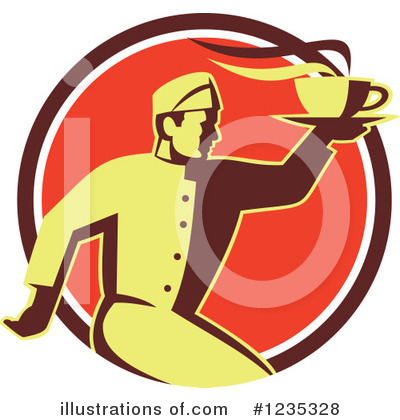 Royalty-Free (RF) Chef Clipart Illustration by patrimonio - Stock Sample #1235328
