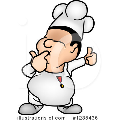 Royalty-Free (RF) Chef Clipart Illustration by dero - Stock Sample #1235436