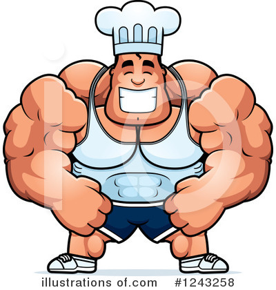 Royalty-Free (RF) Chef Clipart Illustration by Cory Thoman - Stock Sample #1243258
