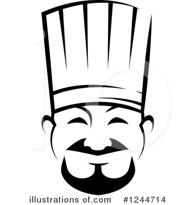 Royalty-Free (RF) Chef Clipart Illustration by Vector Tradition SM - Stock Sample #1244714