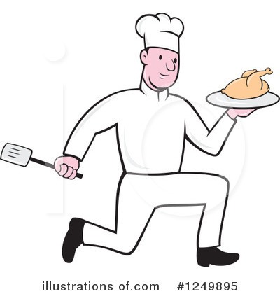 Royalty-Free (RF) Chef Clipart Illustration by patrimonio - Stock Sample #1249895