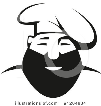 Royalty-Free (RF) Chef Clipart Illustration by Vector Tradition SM - Stock Sample #1264834